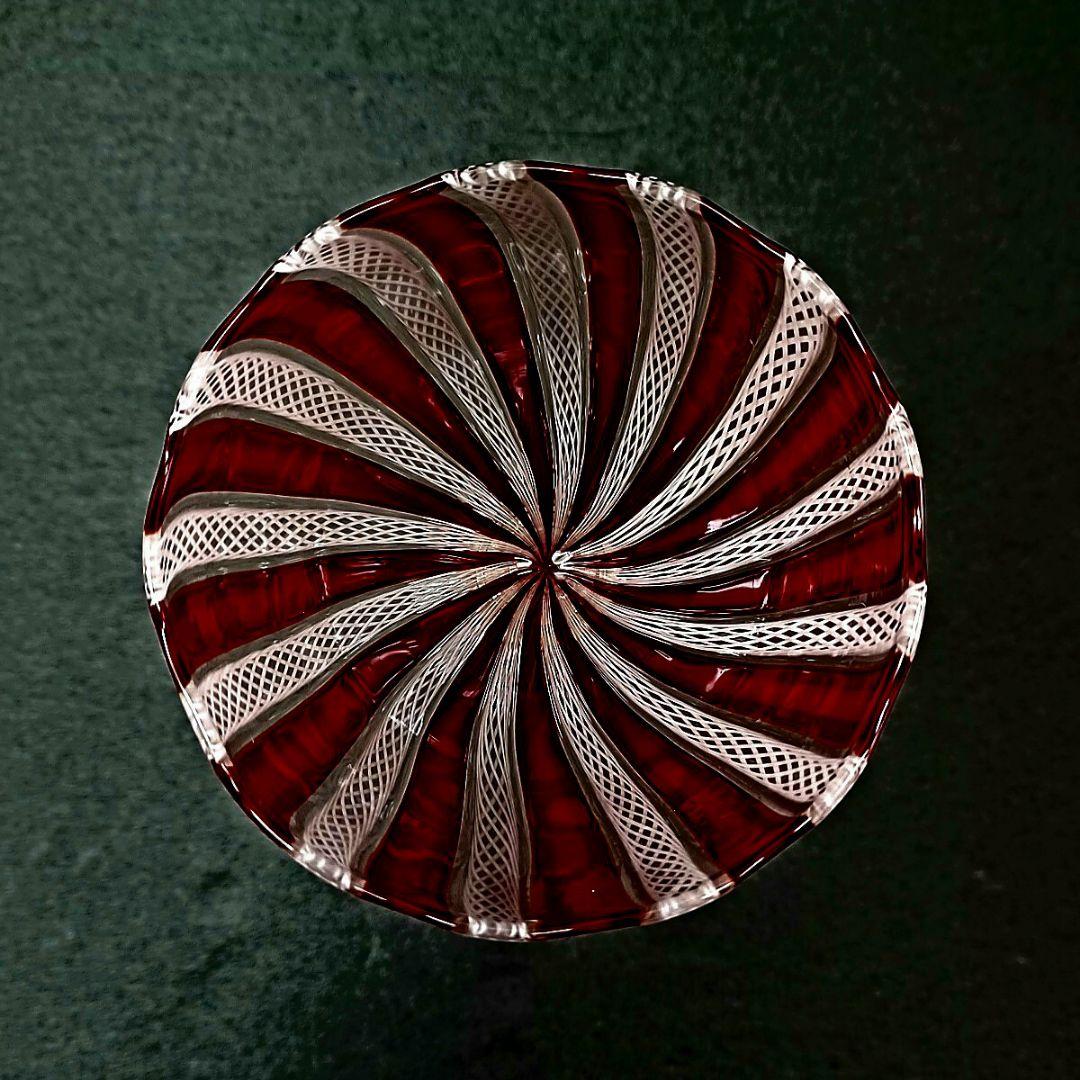 MURANO La Fenice ムラノ 金彩 レース ゴブレット グラス