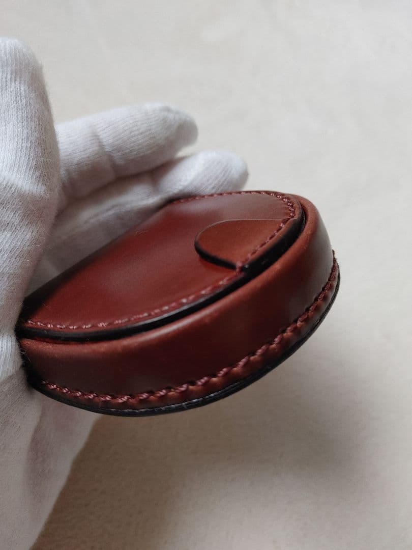 Flathorityシェルコードバン　ホーウィンシェルコードバン馬蹄型小銭入れ