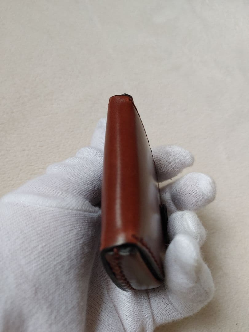 Flathorityシェルコードバン　ホーウィンシェルコードバン馬蹄型小銭入れ