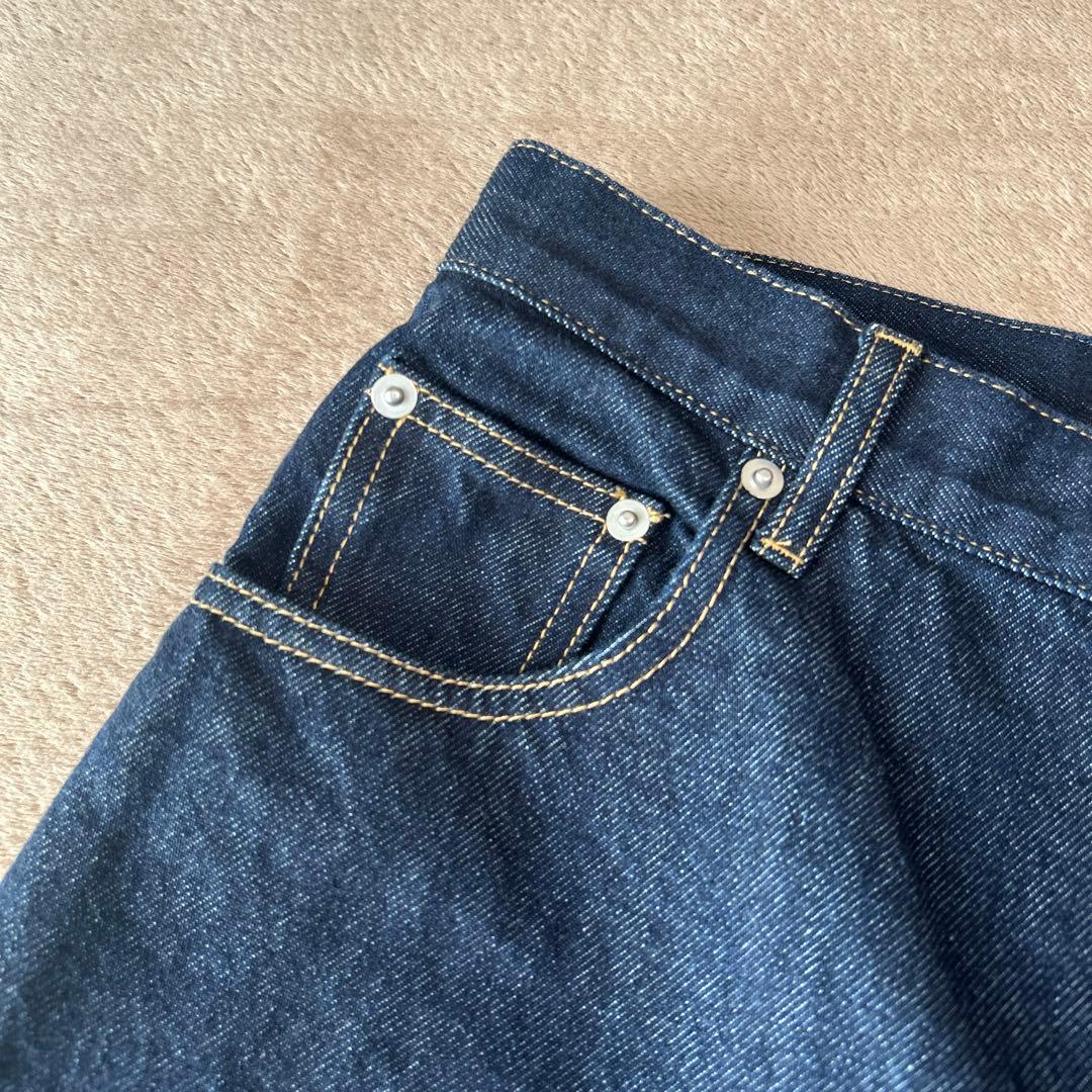 三代目【TODAYFUL】 インディゴ　ワイドデニム　size25