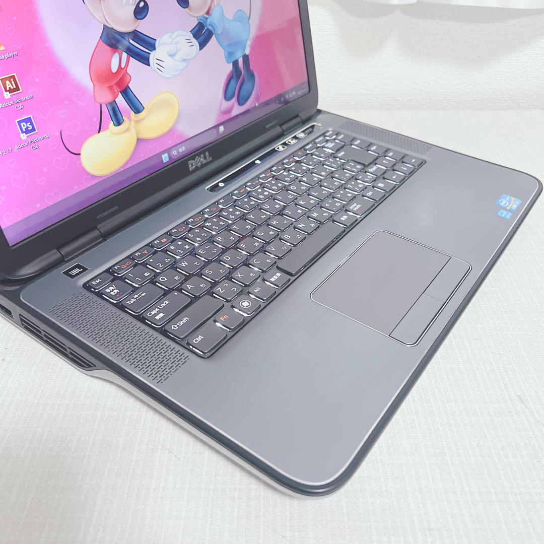 美品、快適i7、メモリ8G、光るキーボード、高速SSD、イラレ&オフィス2021