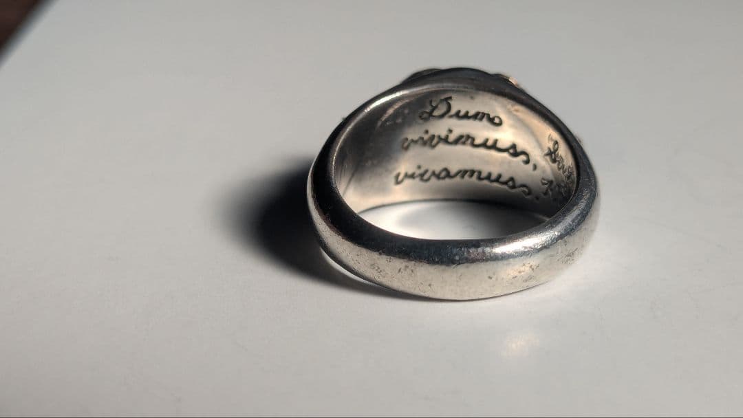 ガルシア 髭リング sv925 k10 サイズ不明　galcia　シルバーリング