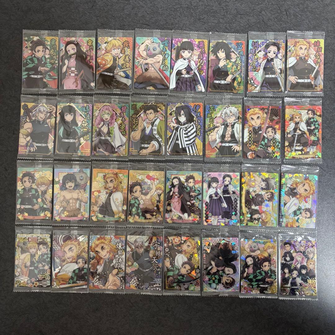 鬼滅の刃　ウエハース5 カード　全32種　コンプリートセット
