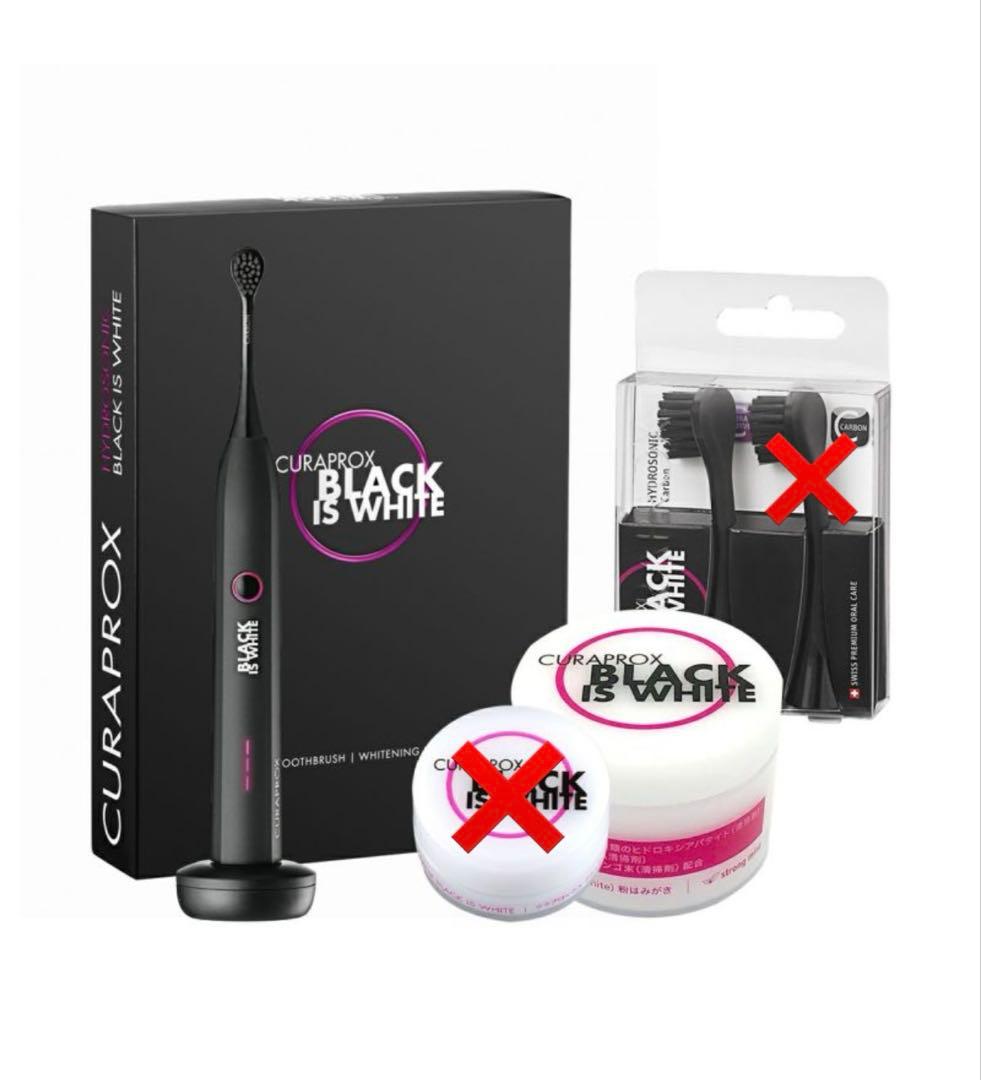 CRAPROX 超音波電動歯ブラシ BLACK IS WHITE