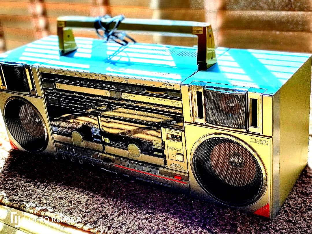 【最終値下げ】【希少】VICTOR ビクター PC-WR300 Wラジカセ 昭和