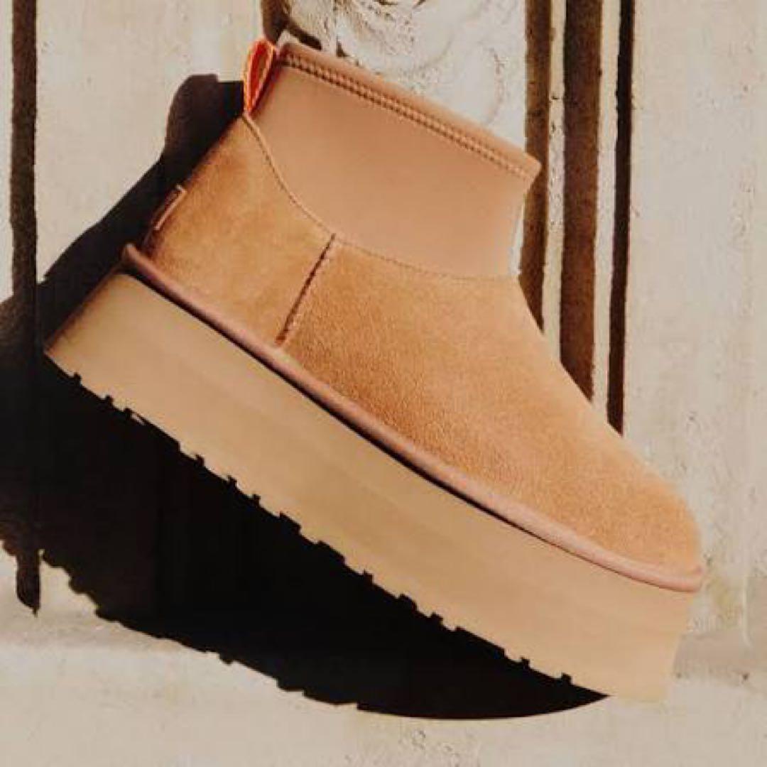 UGGクラシック ミニ ディッパー パッファー　23cm ブラウン