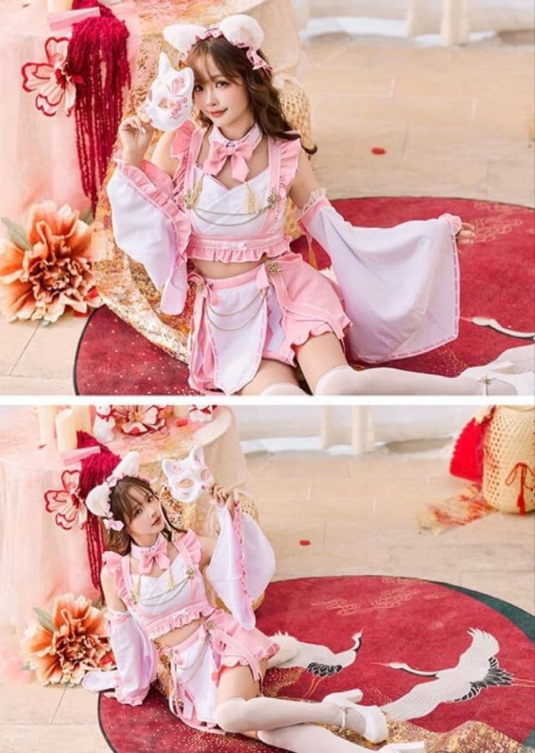 マリームーン ピンク巫女服