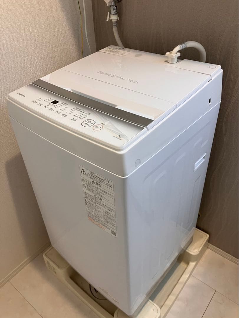 【美品】2023年製 東芝(TOSHIBA) 洗濯機 AW-7GM2 7kg