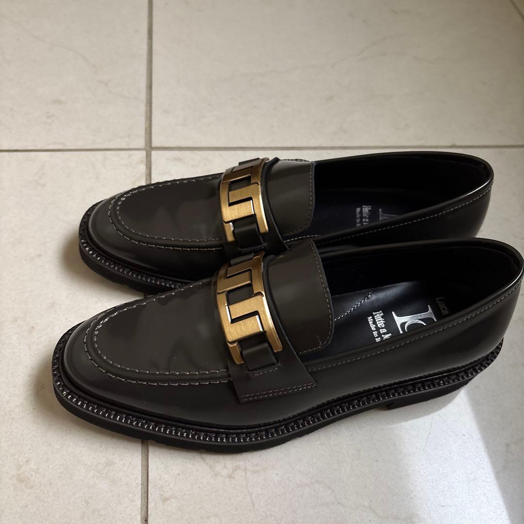 Luca Grossi ルカグロッシ　ローファー36（23㎝）グレー