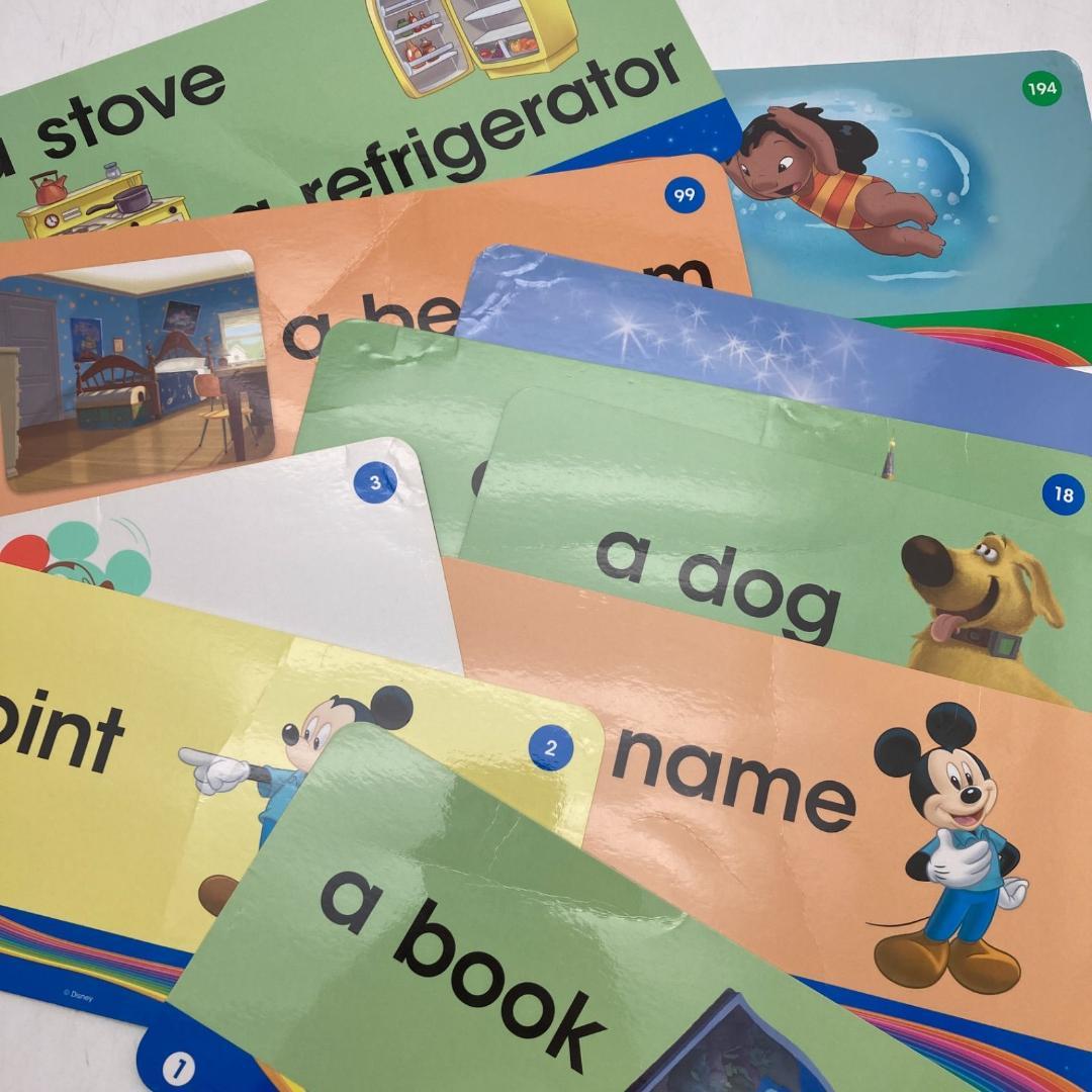 最新　トークアロング・Ｑ＆Ａカード　ディズニー英語システム　DWE　606822