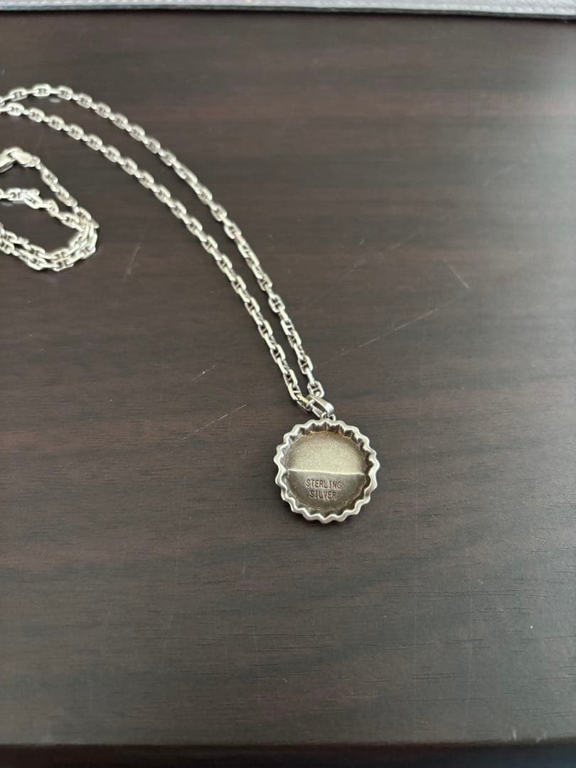 最終値下げ！フリーアンソニー　ネックレス　ビン蓋　シルバー925