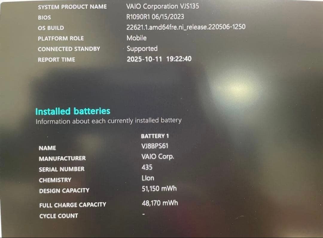 VAIO ノートパソコンS13第13世代 VJS1358