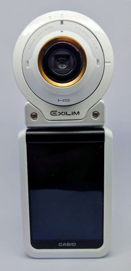 CASIO EXILIM FR100L 分離式 美品級 ホワイト USB充電
