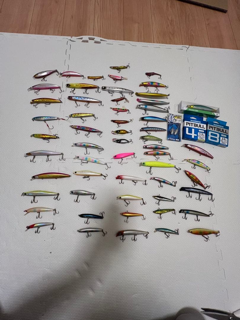 ジグ、ミノー、シンペン、プラグ 等約60個