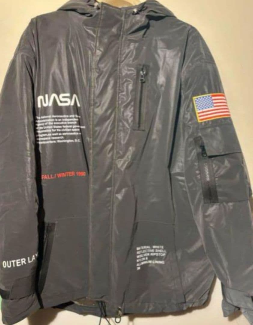 NASA ナイロンジャケット heron