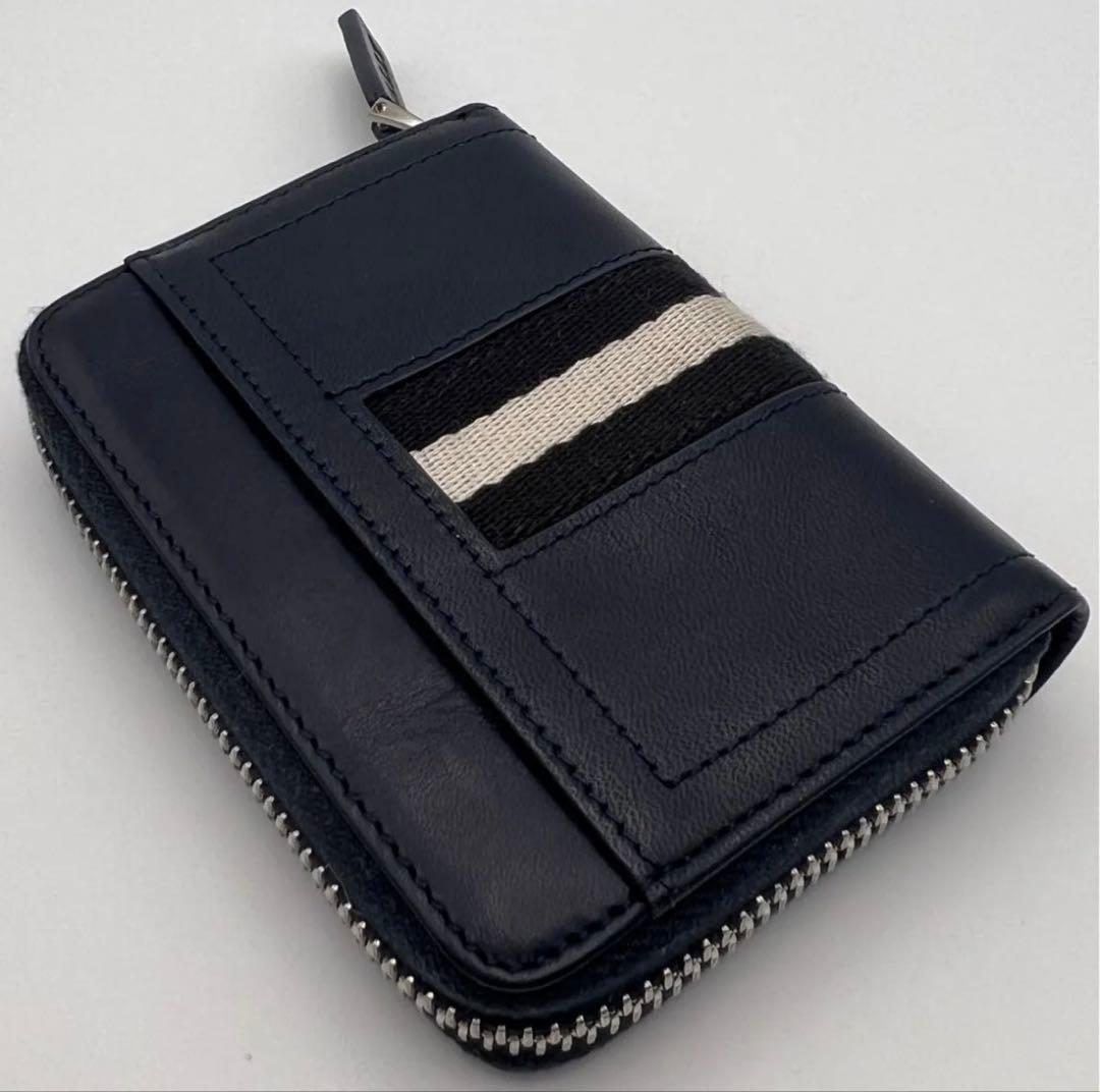 BALLY バリー ラウンドファスナー ミニ財布 ケース カードケース