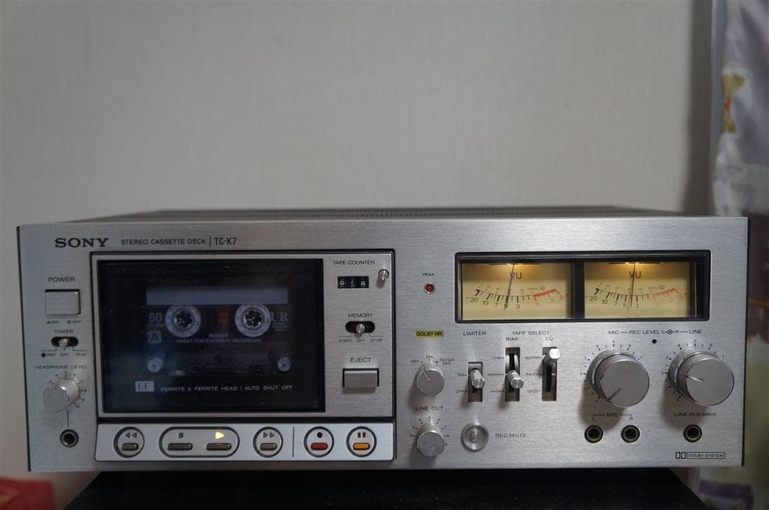 SONY　ソニー　カセットデッキ　ＴＣ－Ｋ７　整備品
