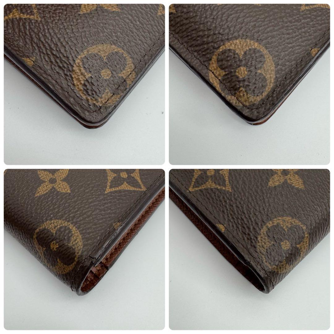 【新型・美品・箱・袋付き】ルイヴィトン　モノグラム　ブラザ　長財布　カード16枚