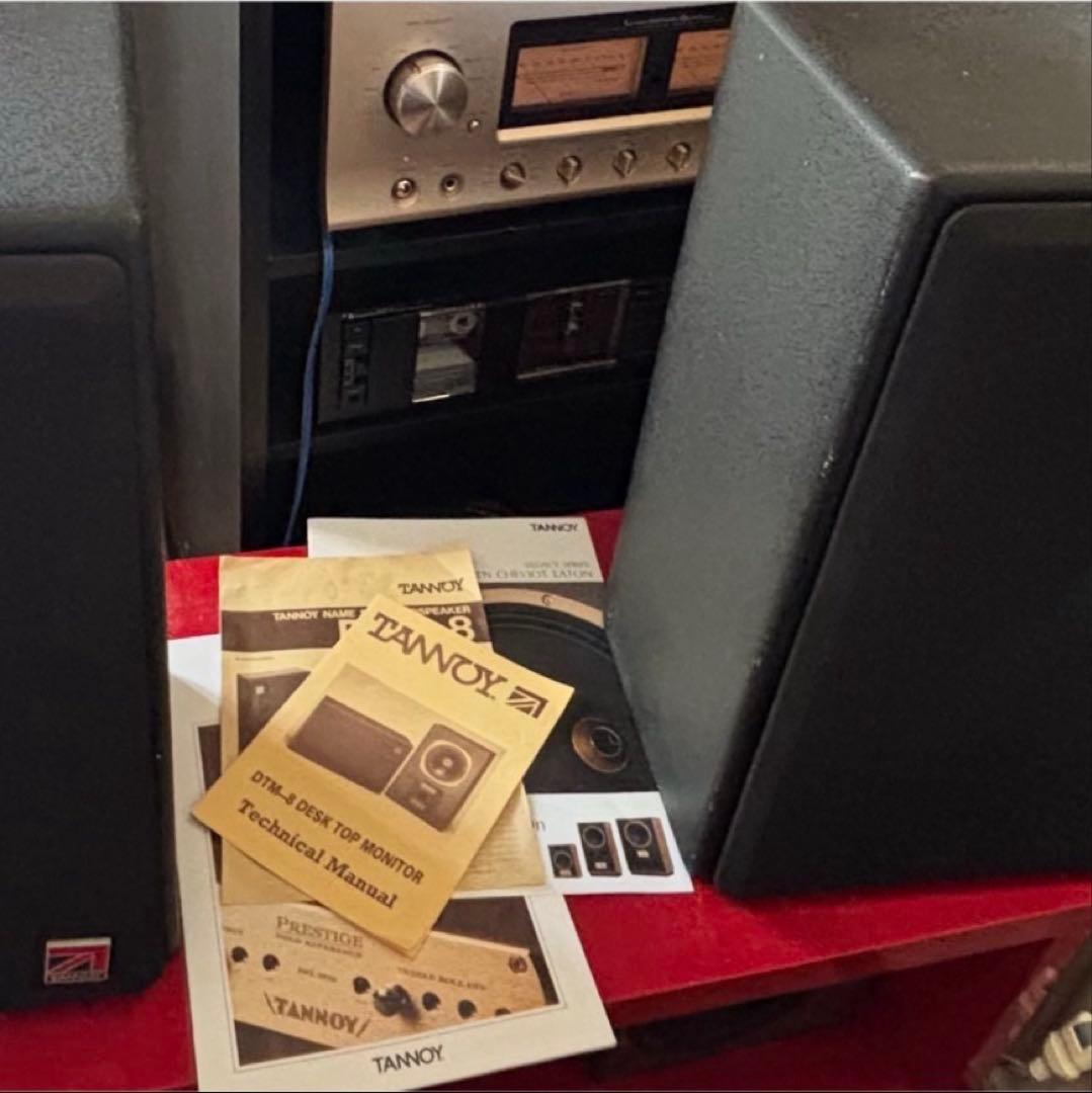 TANNOYタンノイDTM-8 スピーカー　ペアー貴重なカタログパンフレット付き