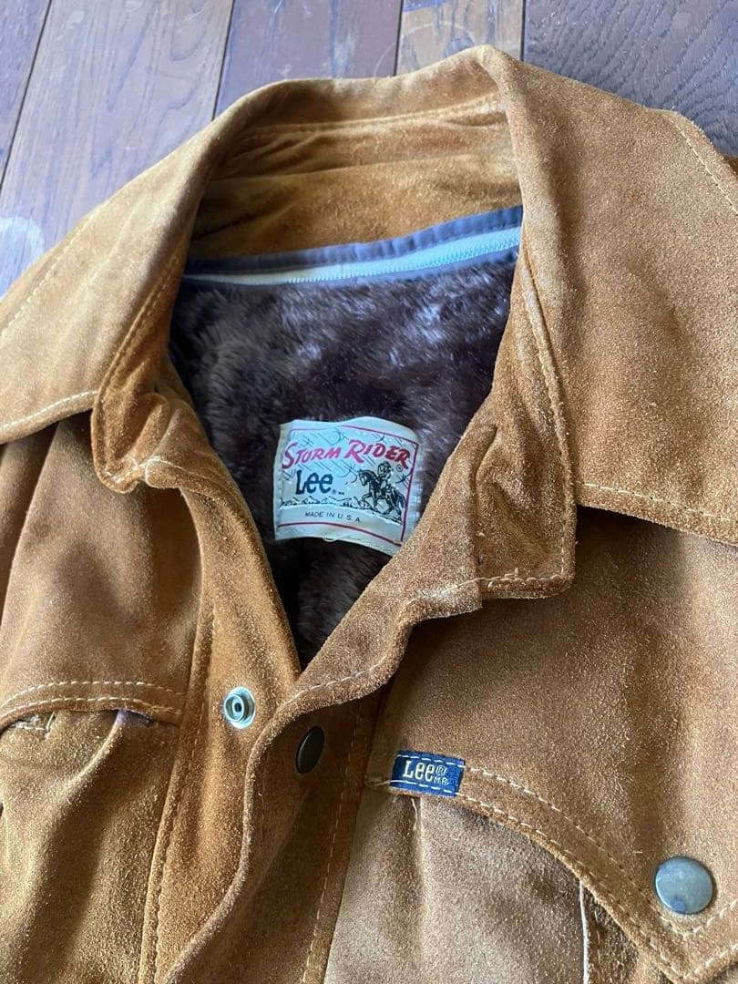 USA製 70s〜80s Lee Storm Rider スエードジャケット