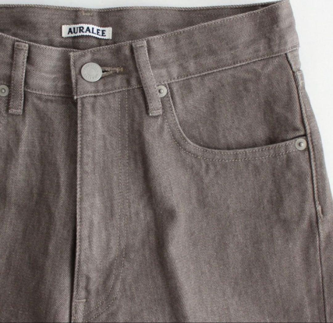 AURALEE | オーラリー　HARD TWIST BROWN DENIM