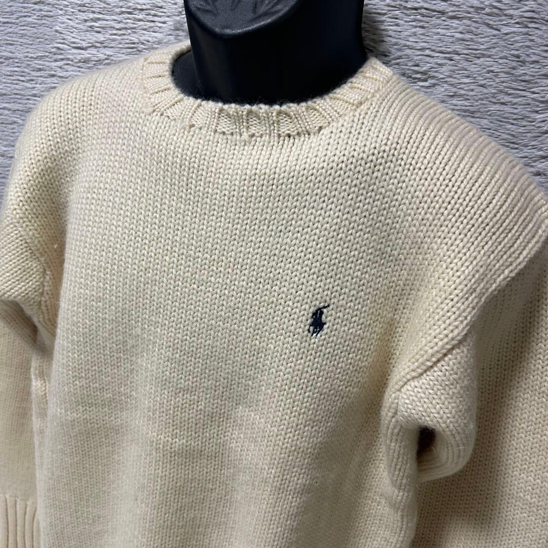POLO RALPH LAUREN ポロ ラルフ ローレン　ウールセーター　M