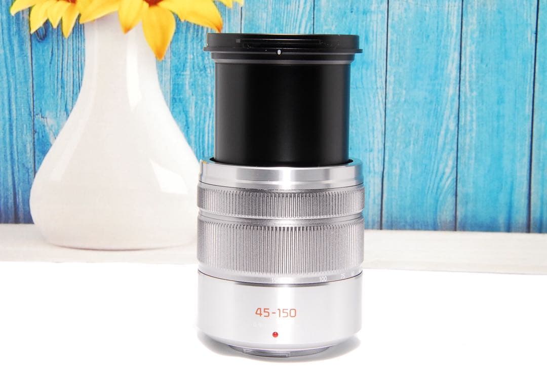 LUMIX 望遠レンズ　45-150mm パナソニック　元箱付き レンズフード付