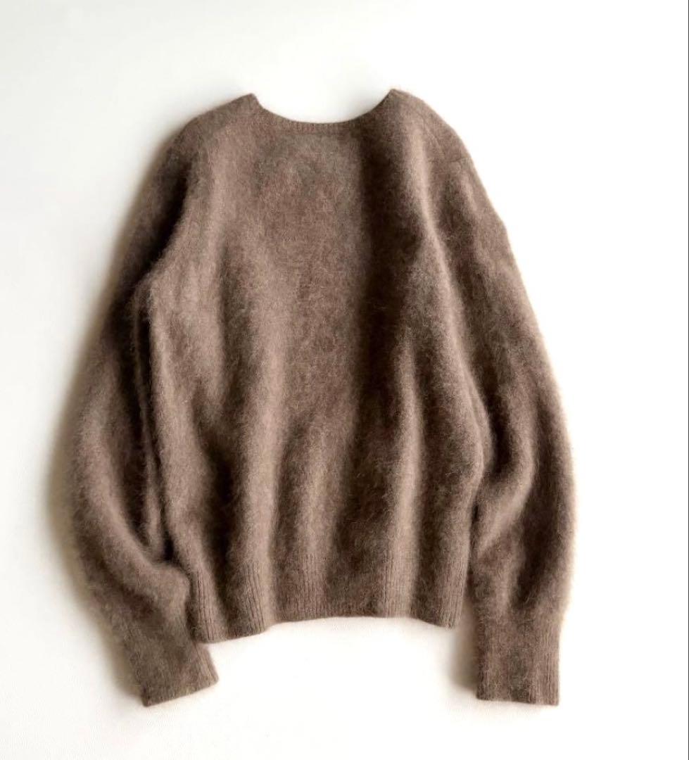 美品　ユナイテッドアローズUBCBファークルーネックニット ラクーン