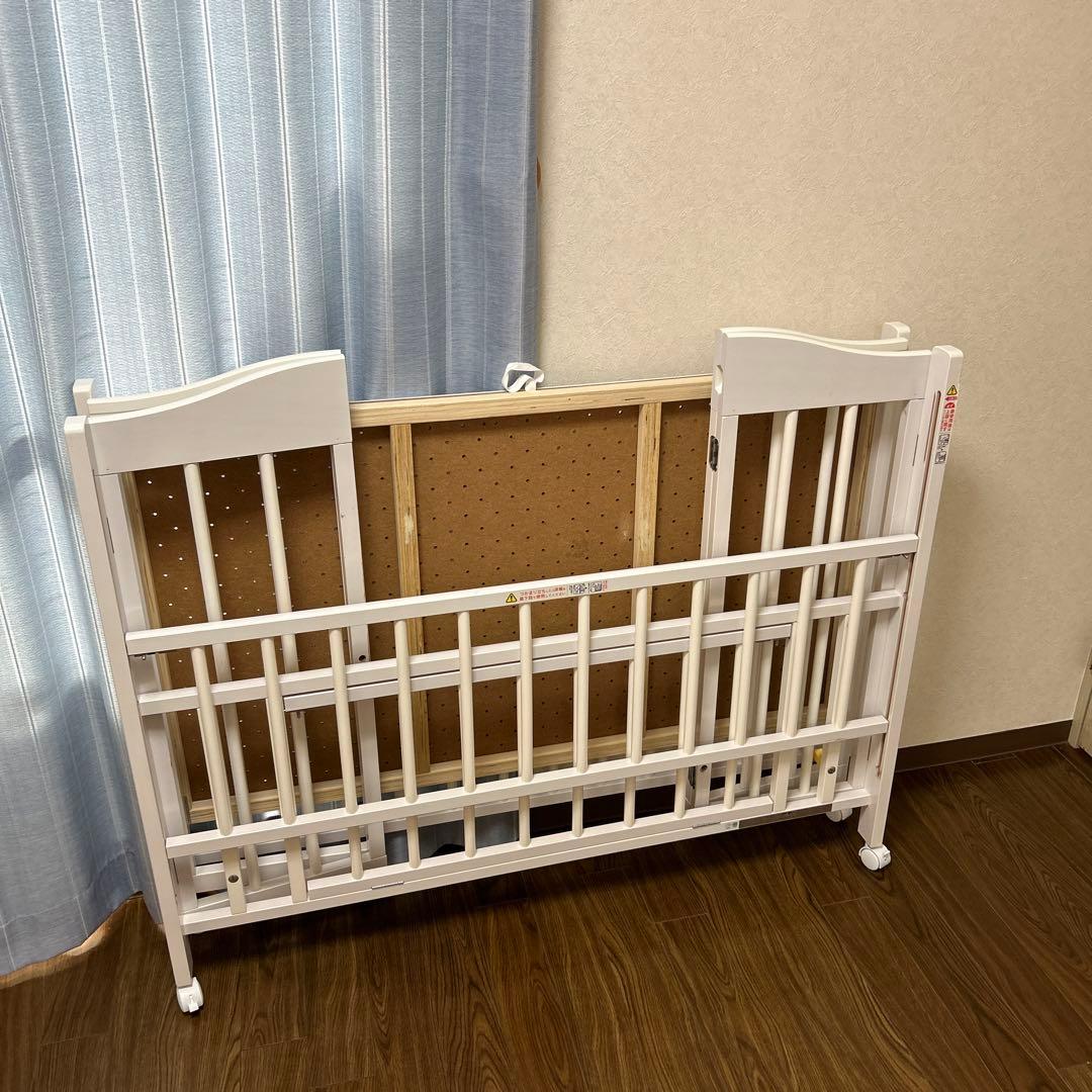 ベビーベッド チェリッシュ　ホワイト　引き取り希望　配送相談