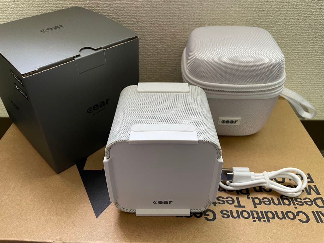 シーイヤーパヴェ Cear pavé ワイヤレススピーカー ホワイト