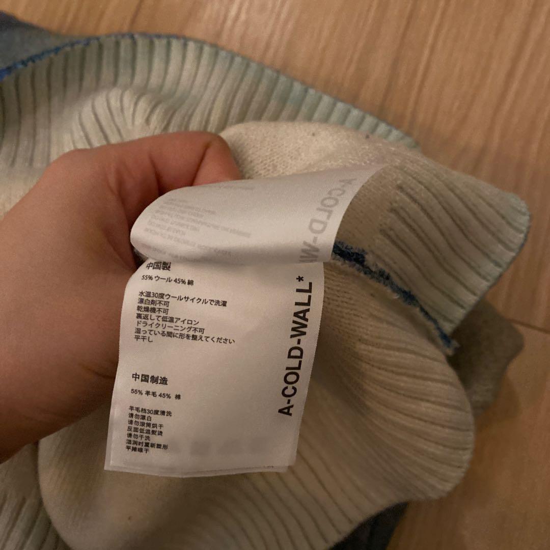 A-COLD-WALL* グラデーションニット セーター ロゴ入り S ACW