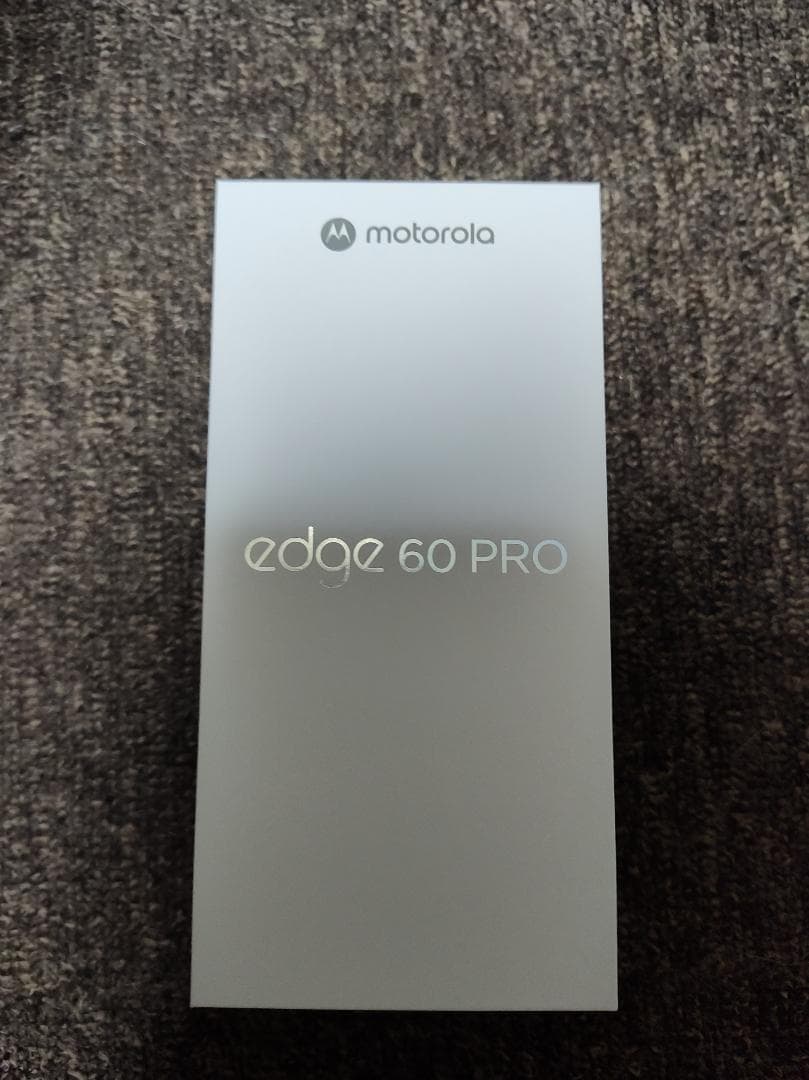 【新品未使用】Motorola edge 60 pro SIMフリー 256GB