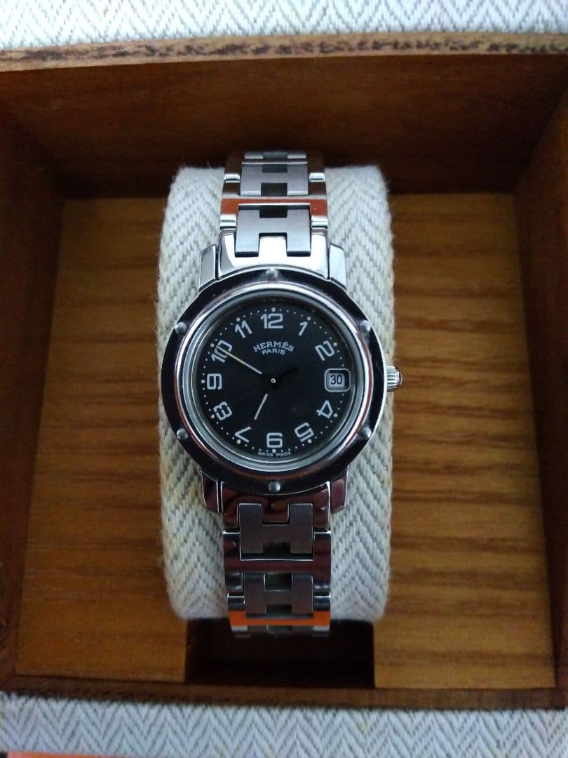 エルメス　クリッパーCL4.210　グレー