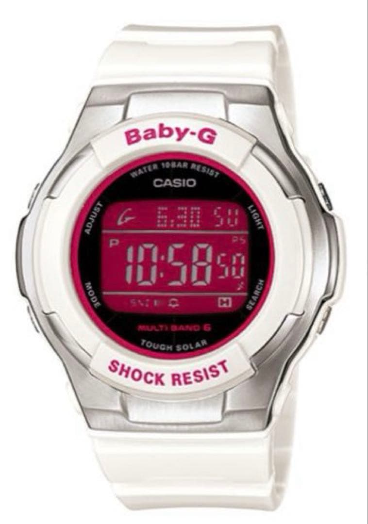 BABY-G BGD-1300-7JF ホワイト/ピンク