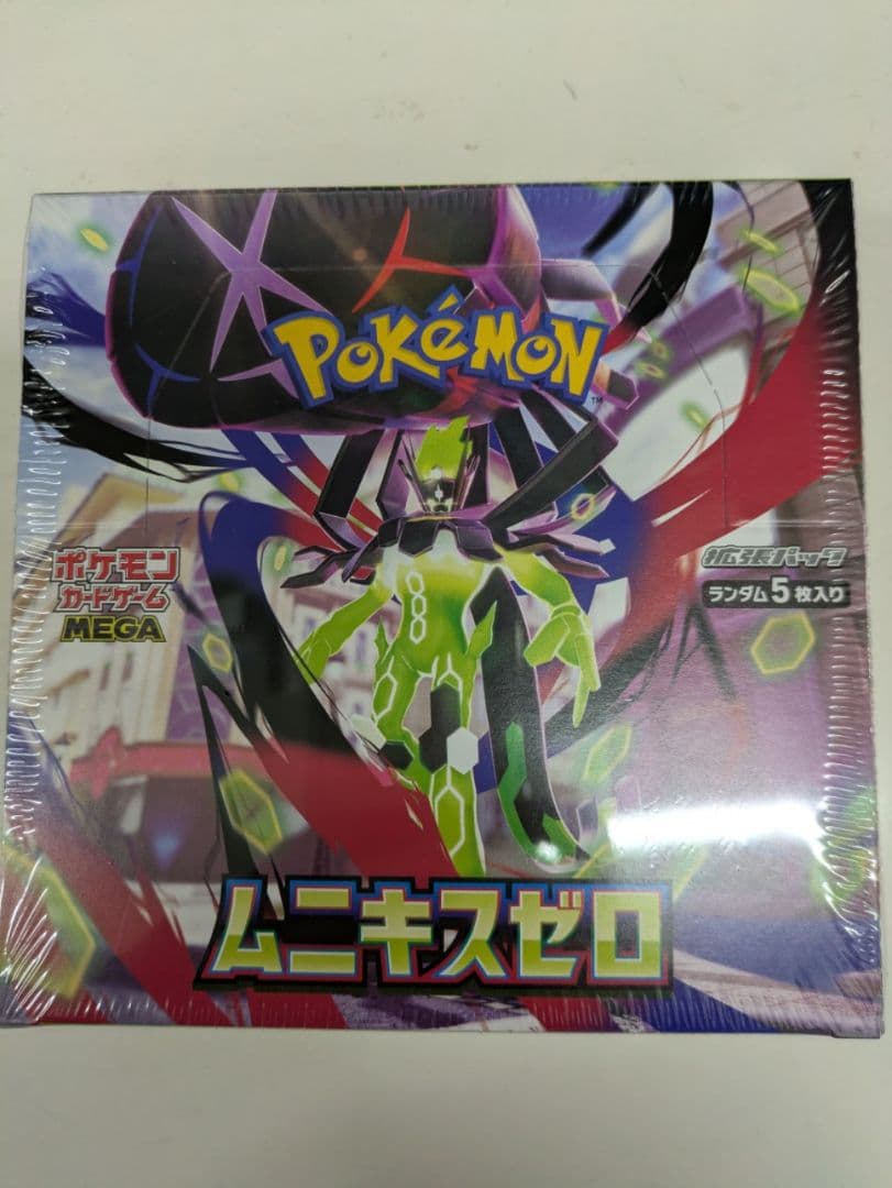 ポケモンカードゲーム ムニキスゼロ新品未開封シュリンク付き1BOX