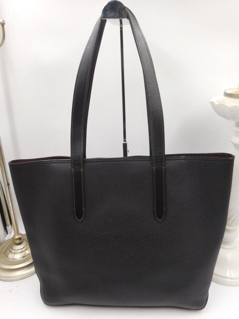 ✨COACH　コーチ　ゴッサムトート　レザー　ビジネス　A4 バッグ　ブラック