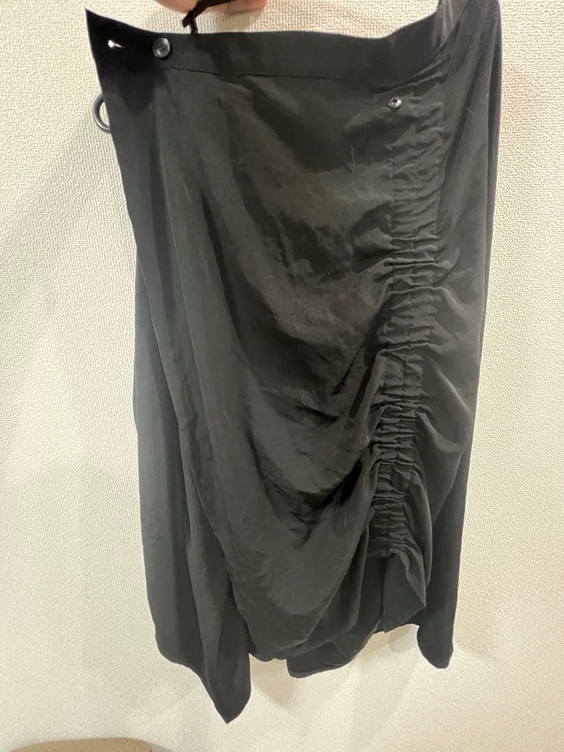 20SS Yohji Yamamoto 山本耀司 未使用タグ付 立体スカート