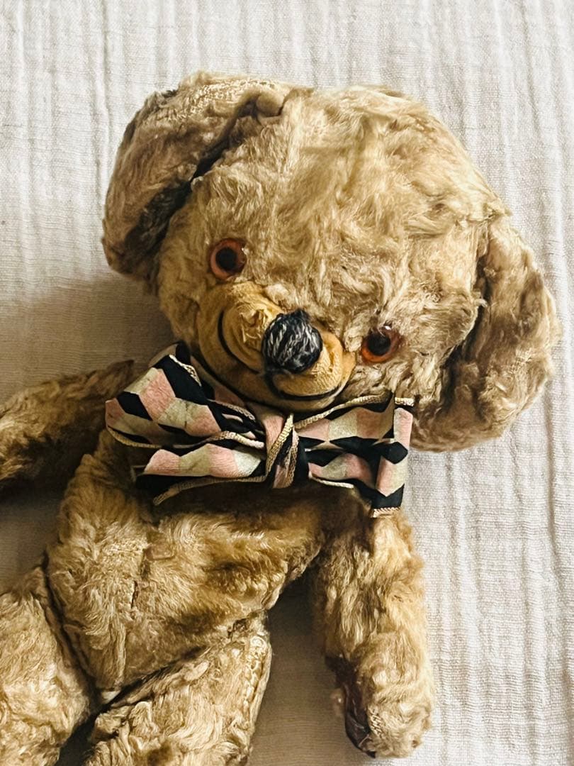 アンティークヴィンテージ英国製メリーソートチーキーテディベア ぬいぐるみドール