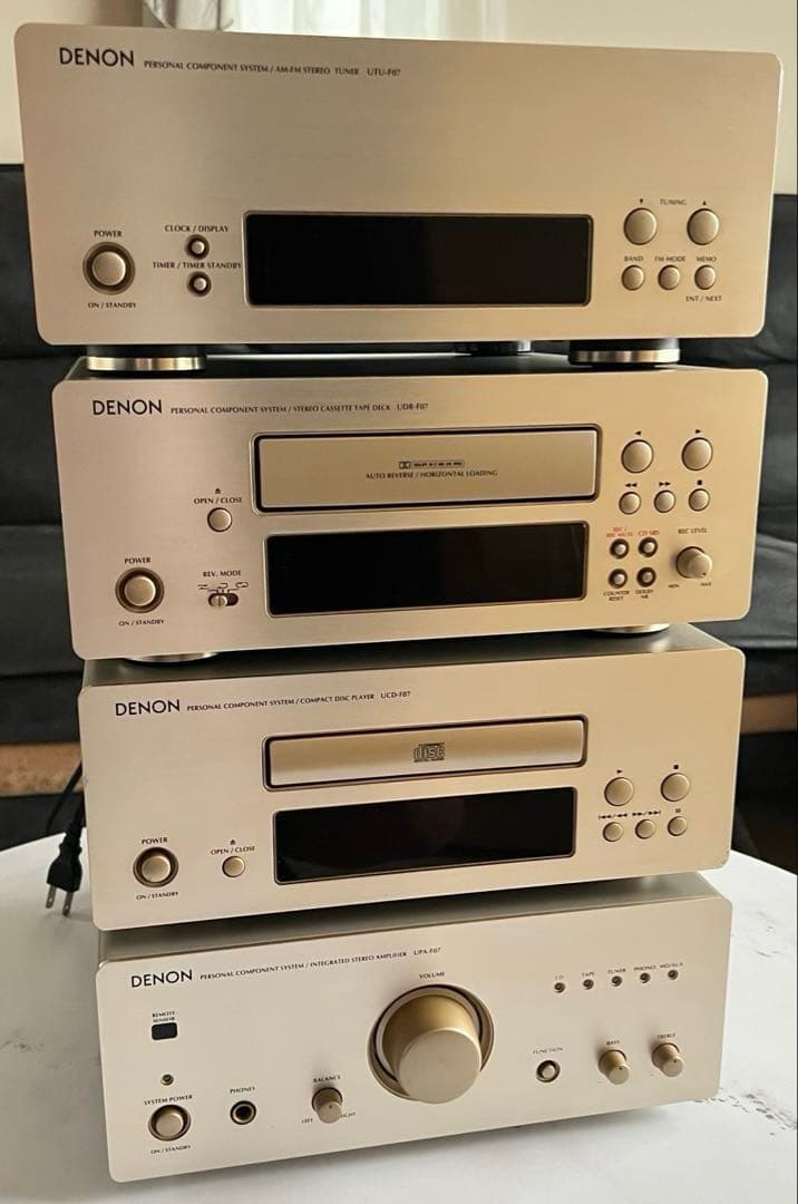 ★動作品★DENON F07シリーズ AMP.CD.TUNER＋リモコン