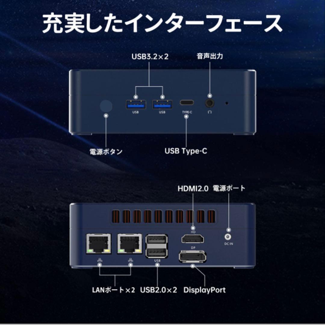【新品未使用】ミニPC