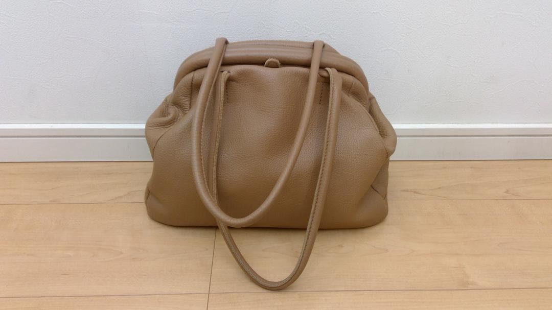 mononogu モノノグ　リップボストン レザー トートバッグ　 シュリンク