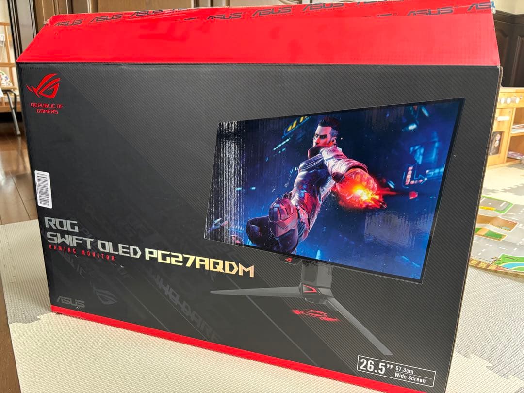 ASUSゲーミングモニター有機EL ROG 27インチ/WQHD/240Hz