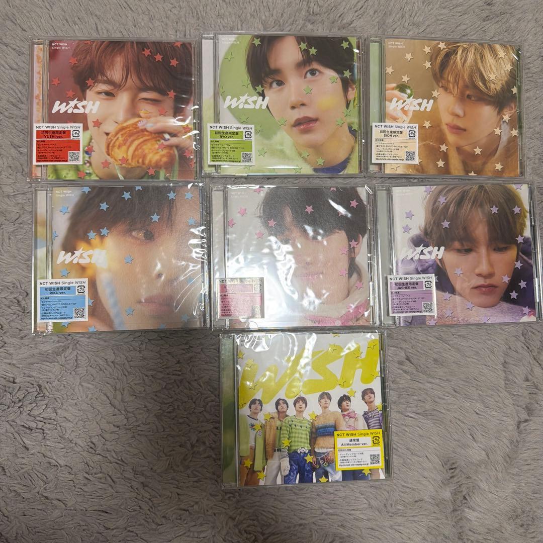 NCTWISH 【 1st SINGLE WISH 】CD7種セット　初回限定盤