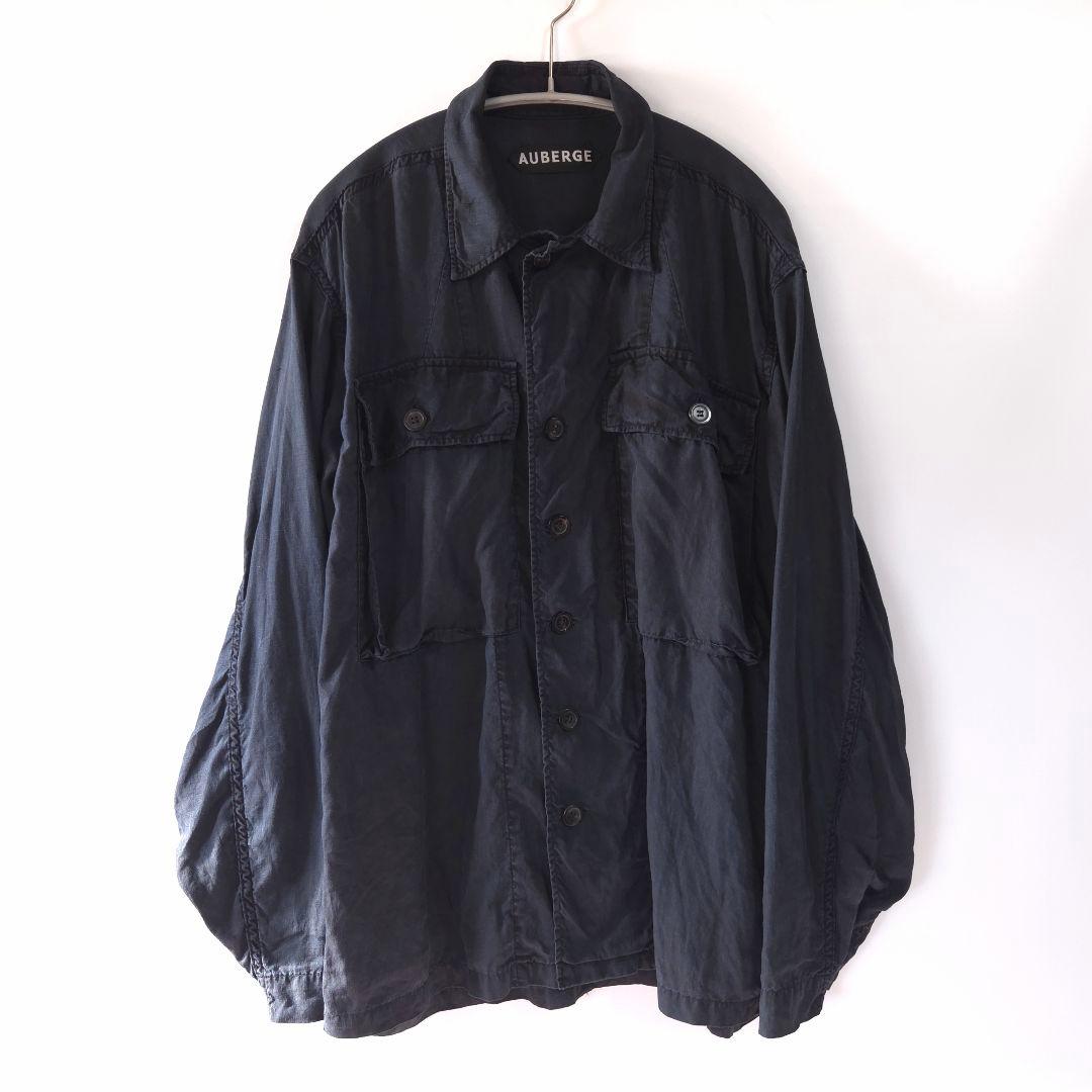 23ss AUBERGE DOUDEVILLE インディゴリネンシャツジャケット