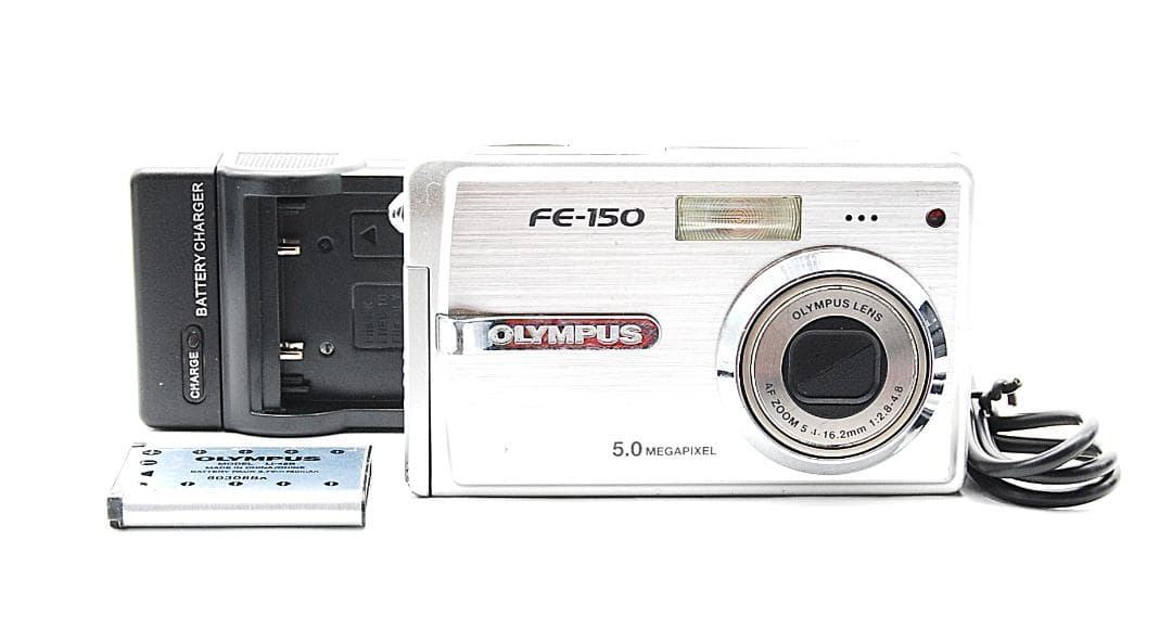 【美品】OLYMPUS FE-150 動作確認済バッテリー充電器17430011