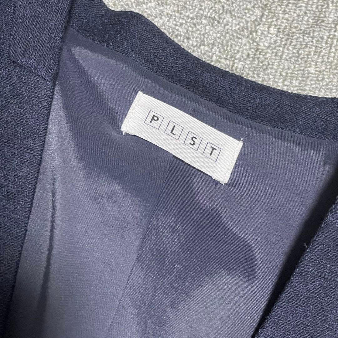 PLSTプラステ スラブストレッチカラーレスジャケット ステックパンツ セット