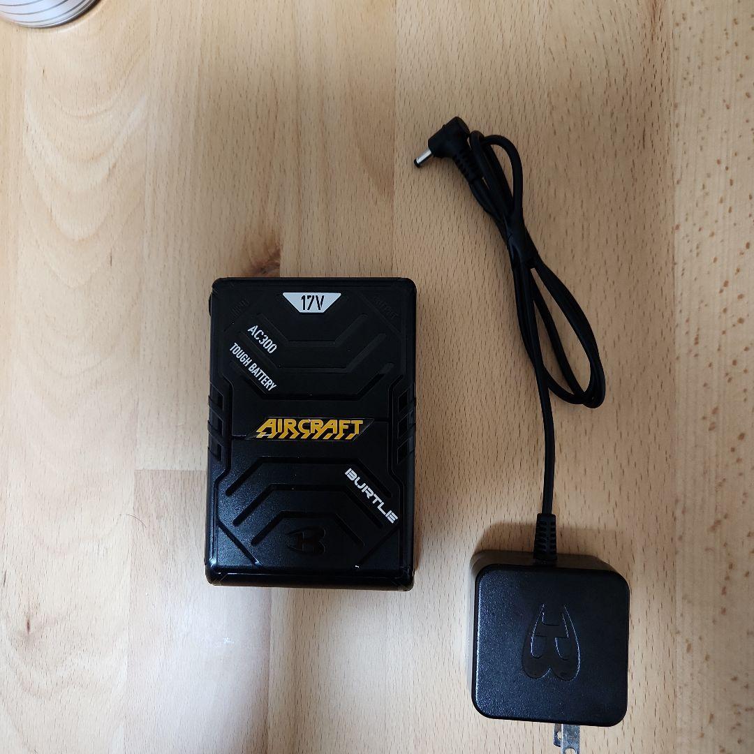 バートル17Vバッテリー　充電器付き　ベストLサイズ付き