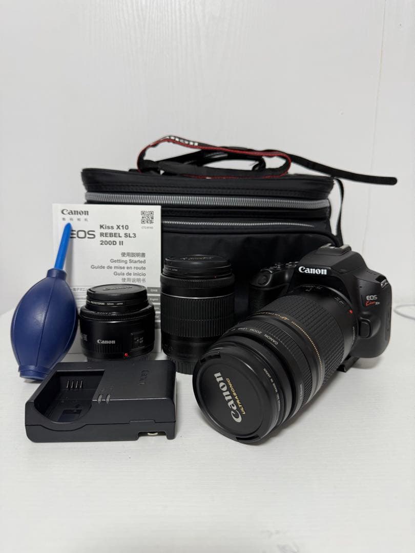 スマホ転送機能付☆Canon Kiss X10トリプル☆動画も写真も最高一眼レフ