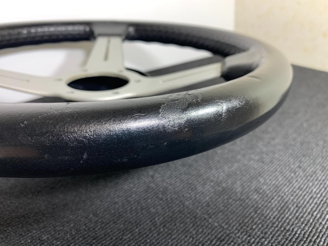 ナルディ クラシック シルバースポーク 33φ レザー 新品ホーンボタン付