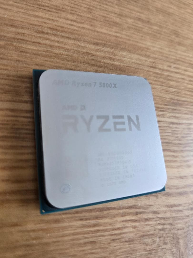 動作確認済み　AMD Ryzen 7 5800X CPU